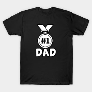 Father's Day #1 Dad Champion T-Shirt